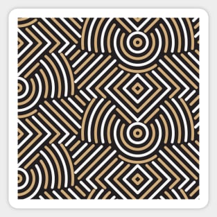 Art deco pattern Sticker